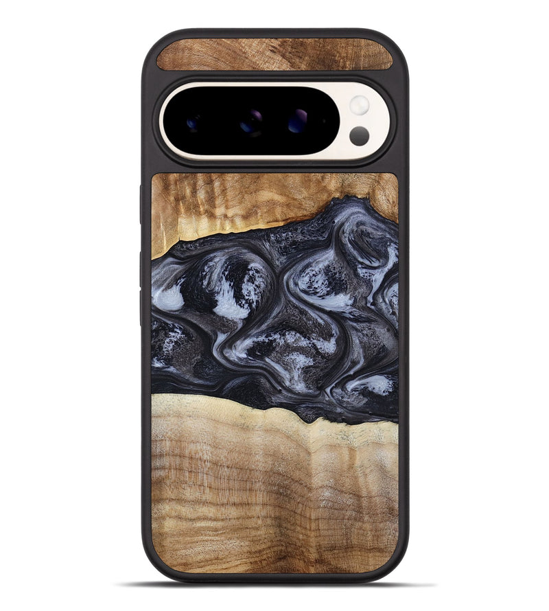 Pixel 9 Pro XL Wood Phone Case - Jolene (Black & White, 808398)