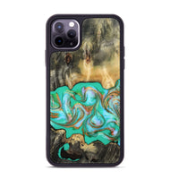 iPhone 11 Pro Max Wood Phone Case - Melba (Green, 808404)
