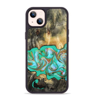 iPhone 14 Plus Wood Phone Case - Melba (Green, 808404)