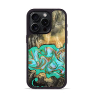 iPhone 15 Pro Wood Phone Case - Melba (Green, 808404)