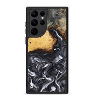 Galaxy S22 Ultra Wood Phone Case - Kelsie (Black & White, 808405)