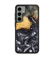 Galaxy S24 Plus Wood Phone Case - Kelsie (Black & White, 808405)