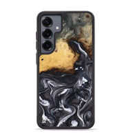 Galaxy S25 Plus Wood Phone Case - Kelsie (Black & White, 808405)