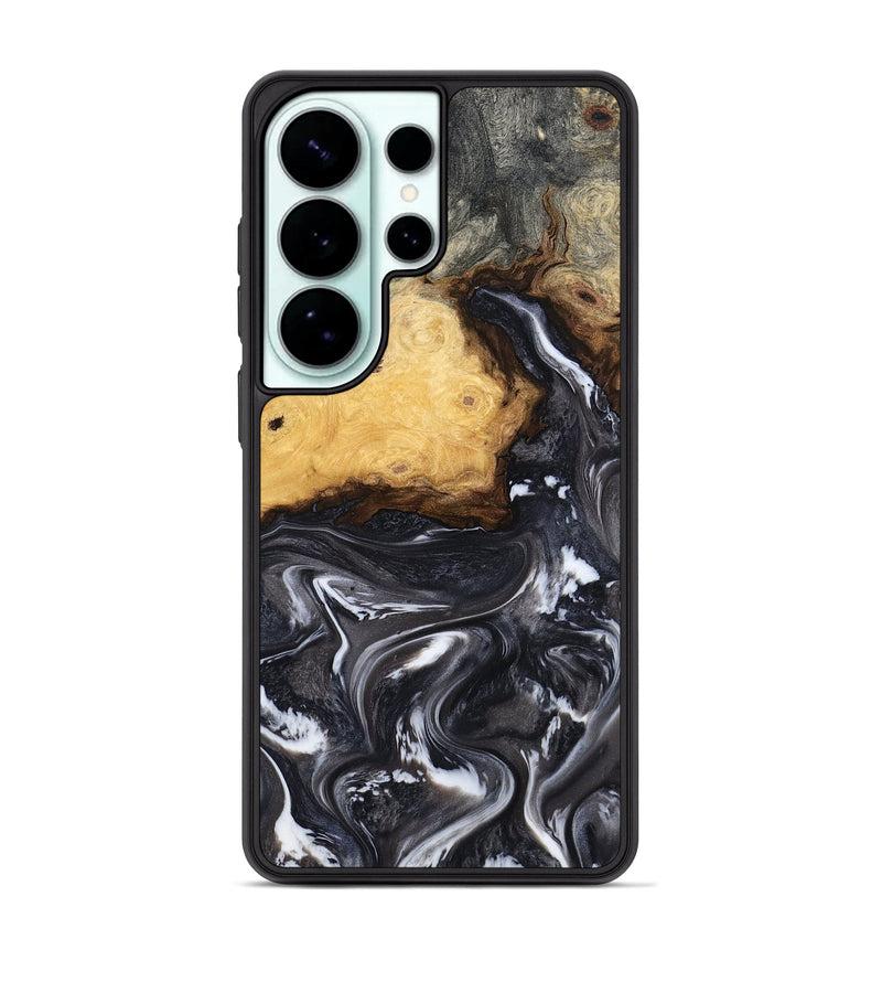 Galaxy S26 Ultra Wood Phone Case - Kelsie (Black & White, 808405)