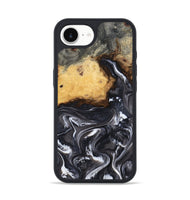 iPhone 16e Wood Phone Case - Kelsie (Black & White, 808405)