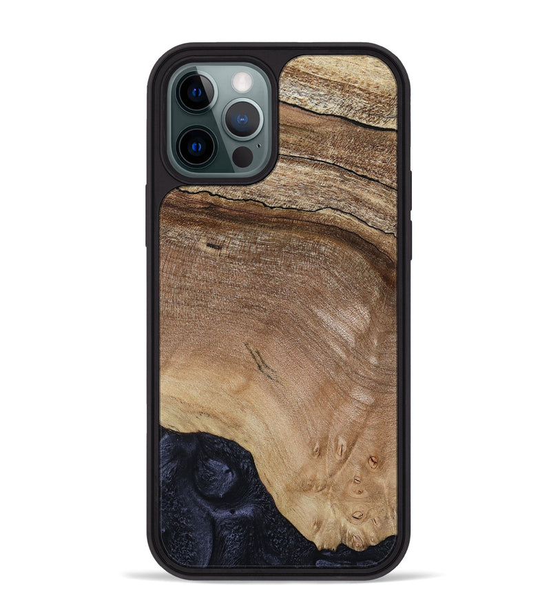 iPhone 12 Pro Max Wood Phone Case - Tad (Wood Burl, 808414)