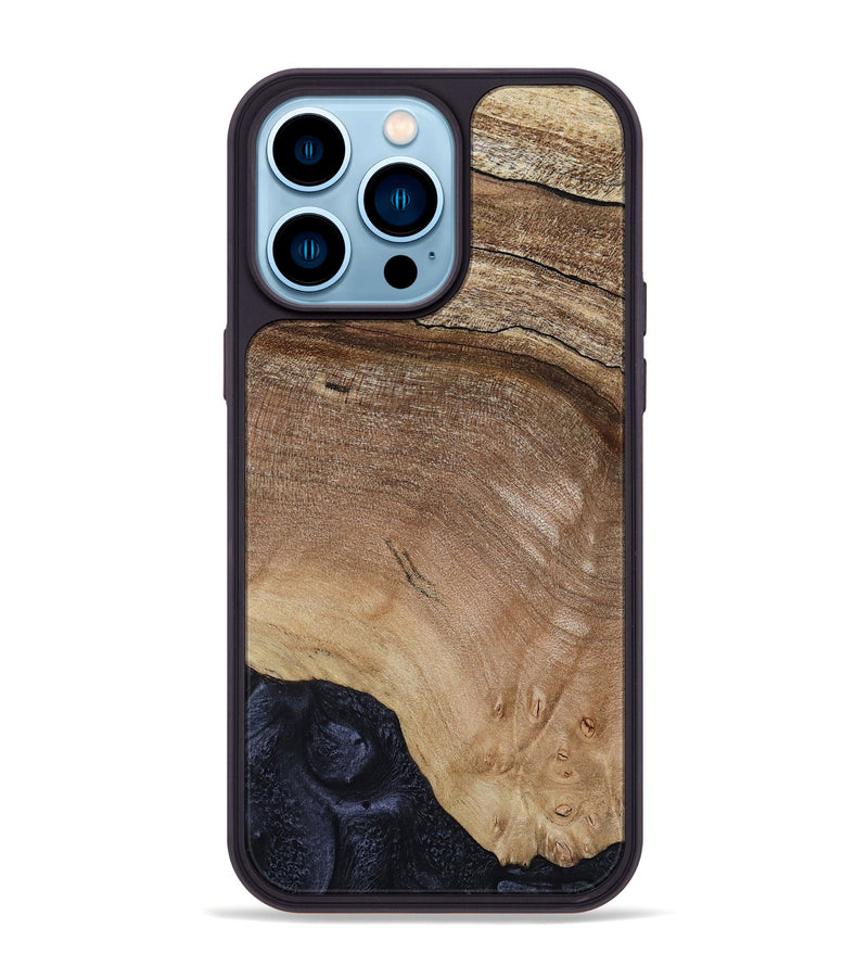 iPhone 14 Pro Max Wood Phone Case - Tad (Wood Burl, 808414)