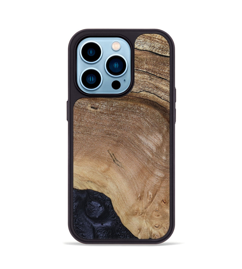 iPhone 14 Pro Wood Phone Case - Tad (Wood Burl, 808414)