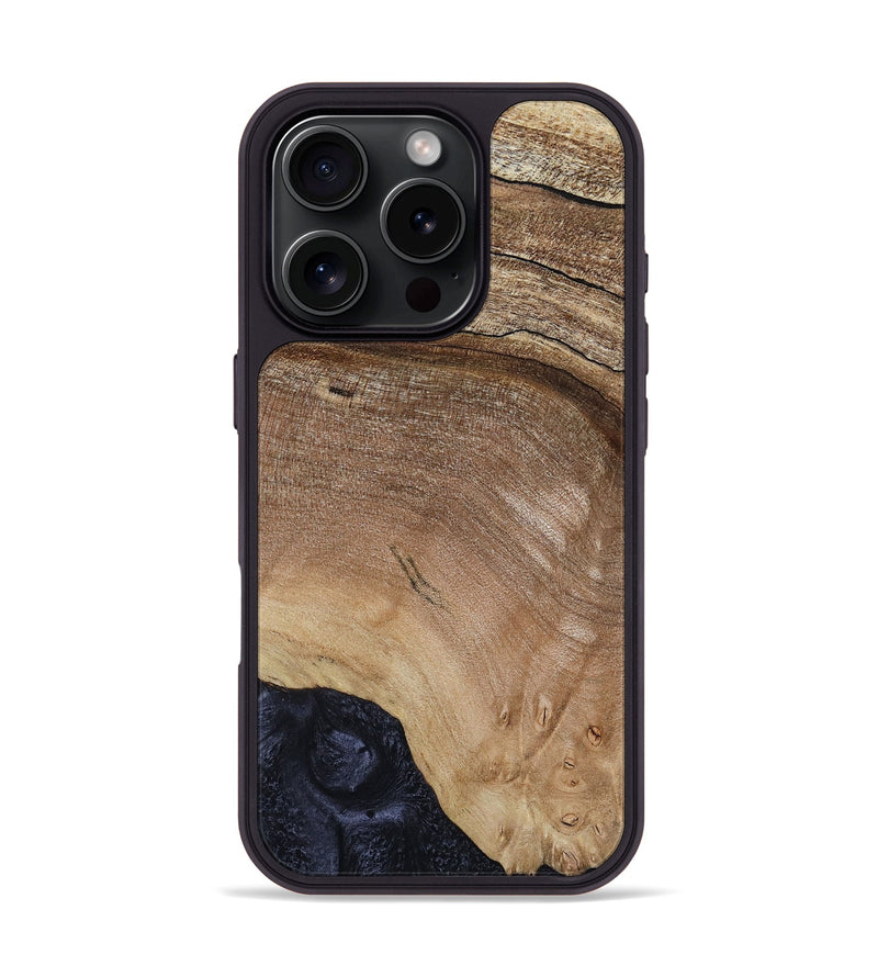 iPhone 16 Pro Wood Phone Case - Tad (Wood Burl, 808414)
