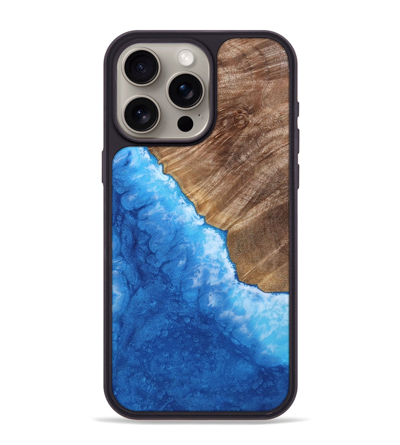 iPhone 15 Pro Max Wood Phone Case - January (Coastal, 808423)