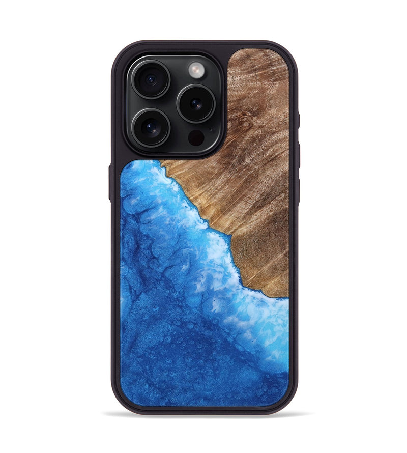 iPhone 15 Pro Wood Phone Case - January (Coastal, 808423)