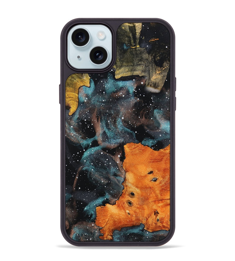 iPhone 15 Plus Wood Phone Case - Maureen (Cosmos, 808432)