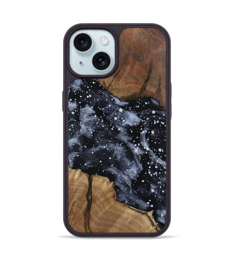 iPhone 15 Wood Phone Case - Opal (Cosmos, 808448)