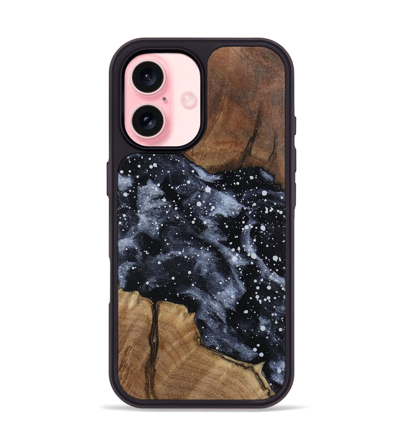 iPhone 16 Wood Phone Case - Opal (Cosmos, 808448)
