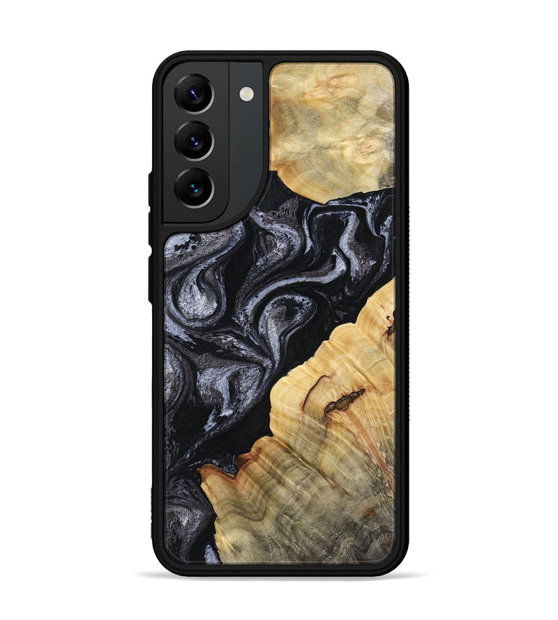 Galaxy S22 Plus Wood Phone Case - Kenisha (Black & White, 808457)