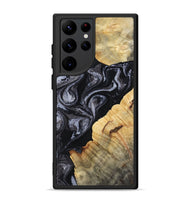 Galaxy S22 Ultra Wood Phone Case - Kenisha (Black & White, 808457)
