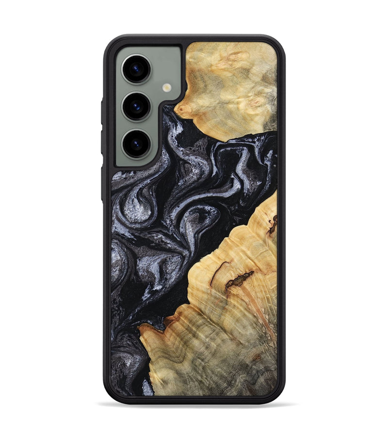 Galaxy S24 Plus Wood Phone Case - Kenisha (Black & White, 808457)