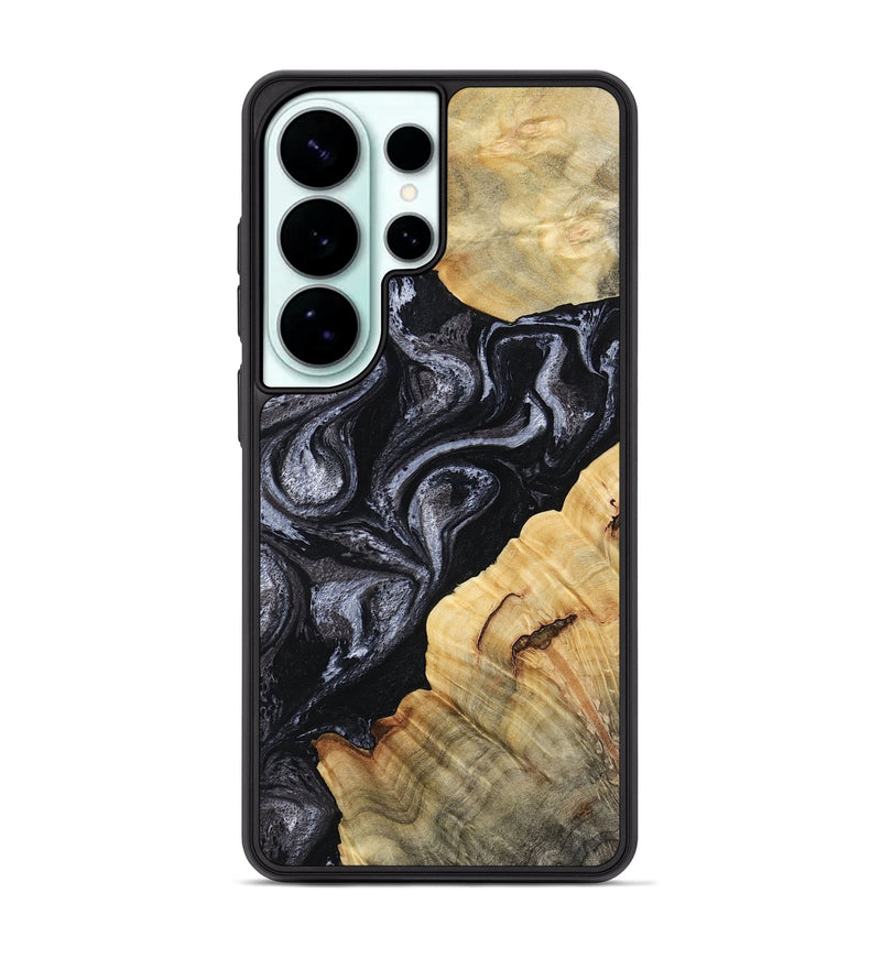 Galaxy S26 Ultra Wood Phone Case - Kenisha (Black & White, 808457)