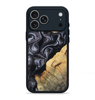 iPhone 17 Pro Max Wood Phone Case - Kenisha (Black & White, 808457)