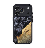 iPhone 17 Pro Wood Phone Case - Kenisha (Black & White, 808457)