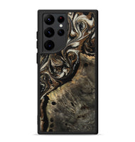 Galaxy S22 Ultra Wood Phone Case - Alize (Black & White, 808458)