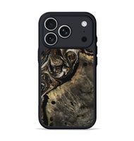 iPhone 17 Pro Wood Phone Case - Alize (Black & White, 808458)
