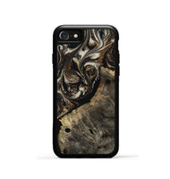 iPhone SE Wood Phone Case - Alize (Black & White, 808458)