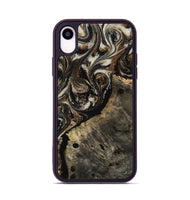 iPhone Xr Wood Phone Case - Alize (Black & White, 808458)