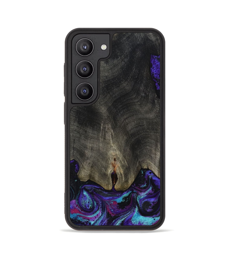 Galaxy S23 Wood Phone Case - Brayden (Purple, 808459)
