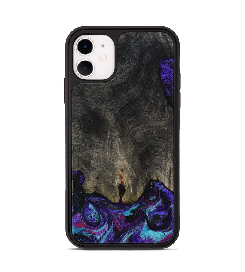 iPhone 11 Wood Phone Case - Brayden (Purple, 808459)
