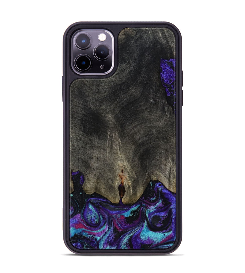 iPhone 11 Pro Max Wood Phone Case - Brayden (Purple, 808459)