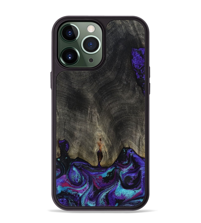 iPhone 13 Pro Max Wood Phone Case - Brayden (Purple, 808459)