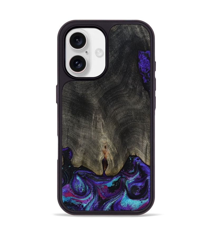 iPhone 17 Wood Phone Case - Brayden (Purple, 808459)