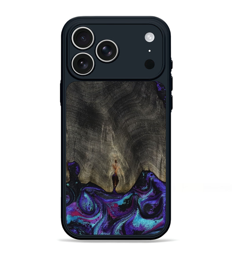 iPhone 17 Pro Max Wood Phone Case - Brayden (Purple, 808459)