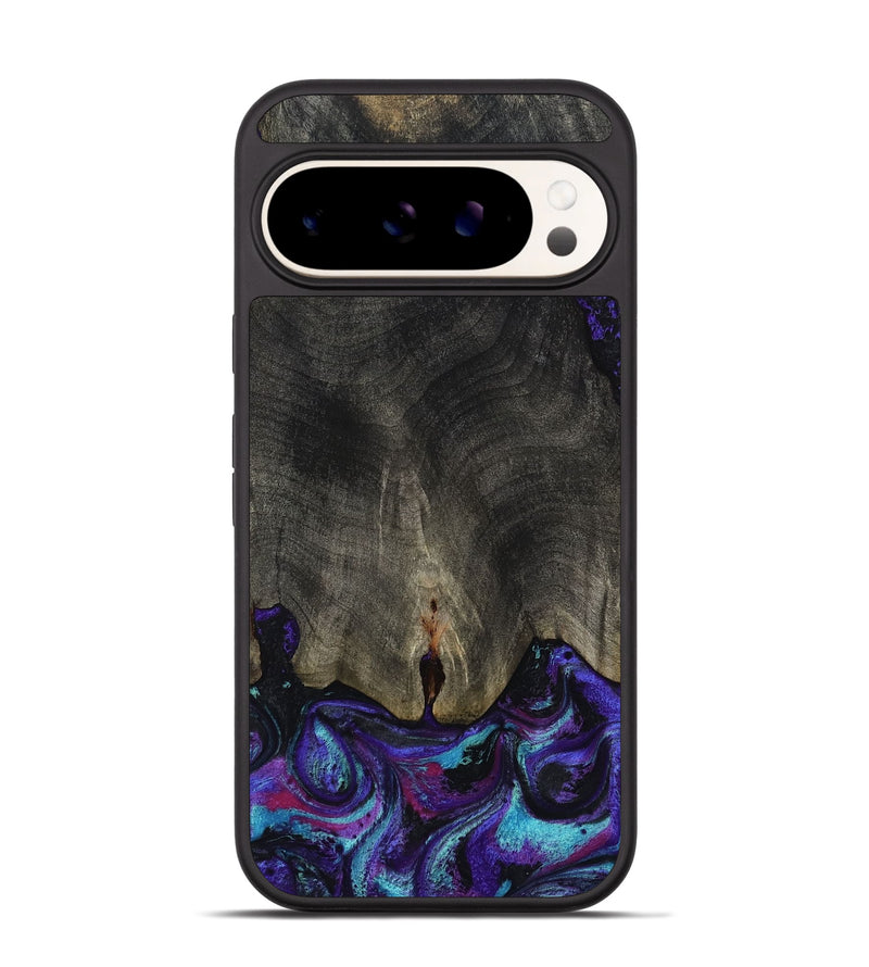 Pixel 9 Pro Wood Phone Case - Brayden (Purple, 808459)
