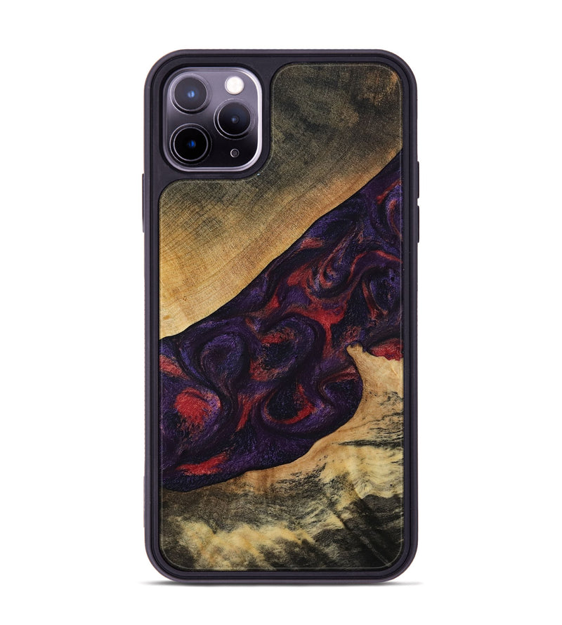 iPhone 11 Pro Max Wood Phone Case - Westin (Purple, 808460)