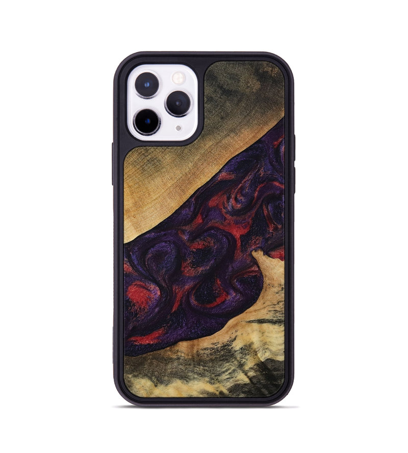 iPhone 11 Pro Wood Phone Case - Westin (Purple, 808460)