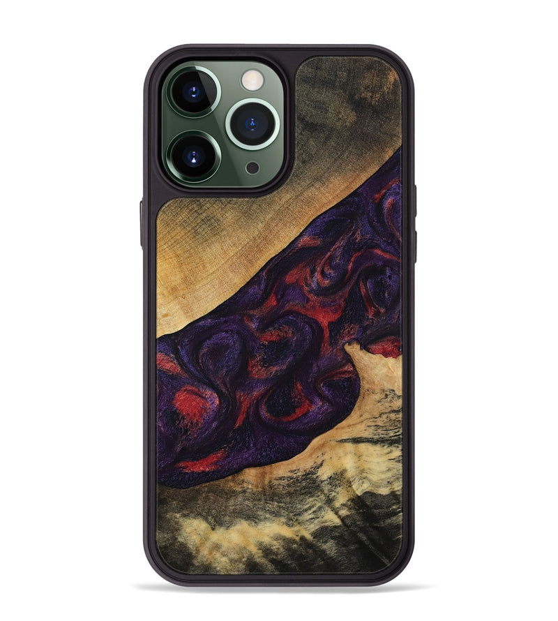 iPhone 13 Pro Max Wood Phone Case - Westin (Purple, 808460)