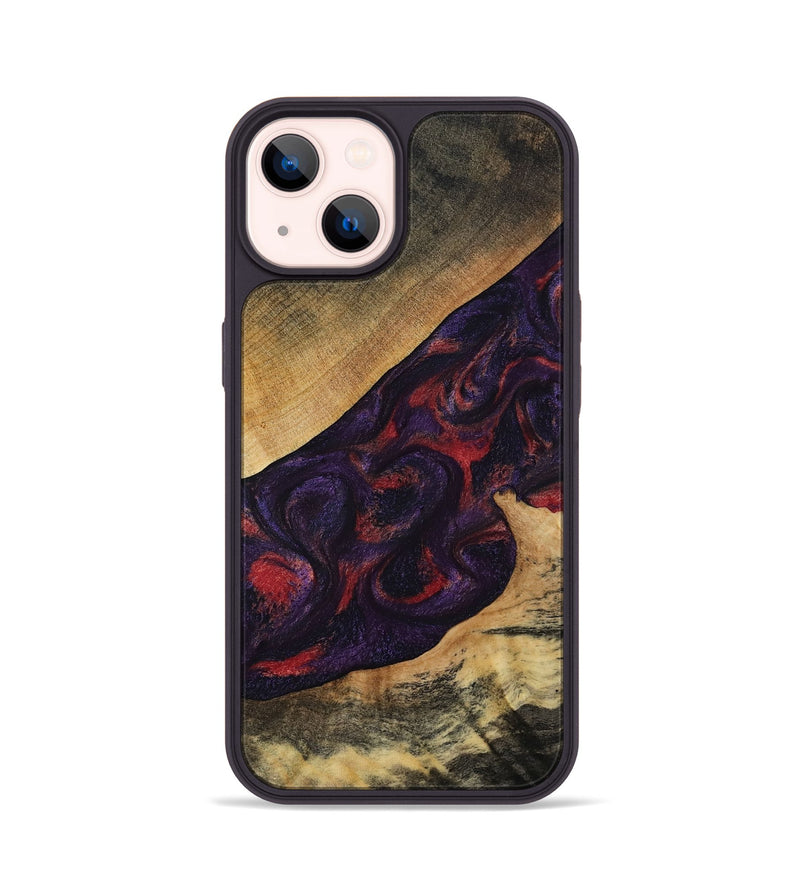 iPhone 14 Wood Phone Case - Westin (Purple, 808460)