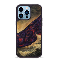 iPhone 14 Pro Max Wood Phone Case - Westin (Purple, 808460)