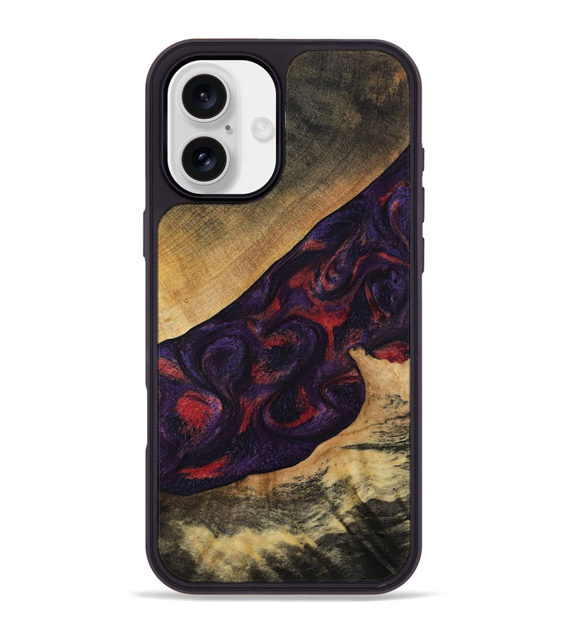 iPhone 16 Plus Wood Phone Case - Westin (Purple, 808460)