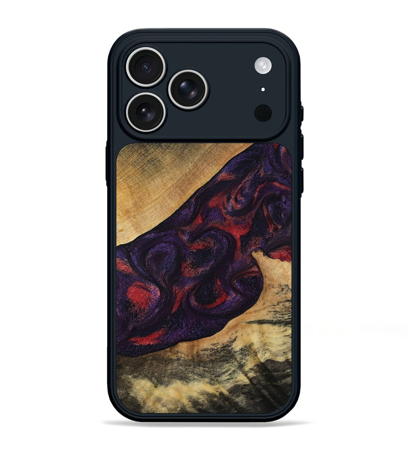 iPhone 17 Pro Max Wood Phone Case - Westin (Purple, 808460)