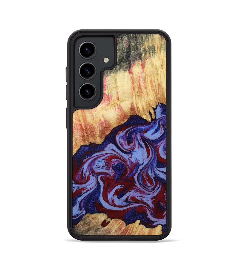 Galaxy S24 Wood Phone Case - Kara (Red, 808461)