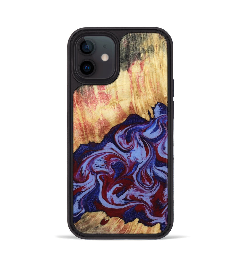 iPhone 12 Wood Phone Case - Kara (Red, 808461)