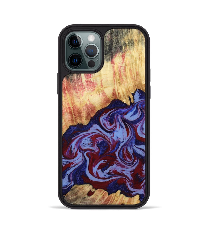 iPhone 12 Pro Wood Phone Case - Kara (Red, 808461)