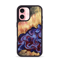 iPhone 16 Wood Phone Case - Kara (Red, 808461)