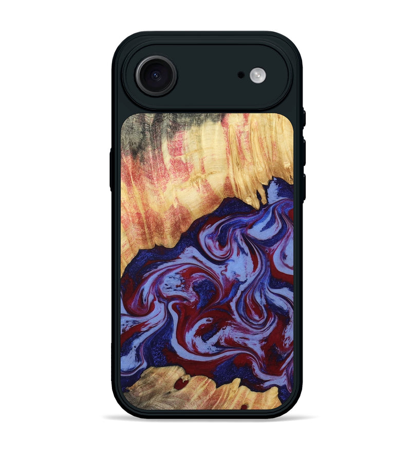 iPhone 17 Air Wood Phone Case - Kara (Red, 808461)