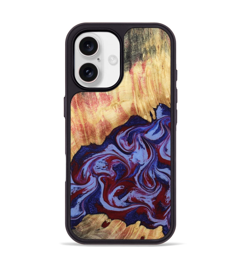 iPhone 17 Wood Phone Case - Kara (Red, 808461)