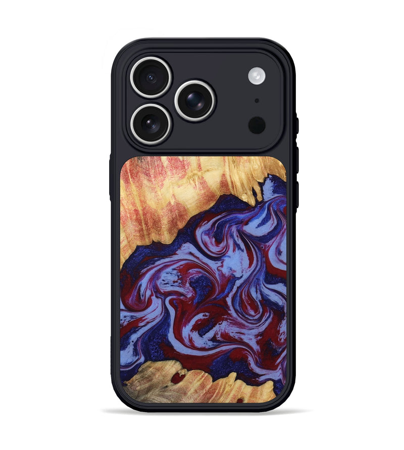 iPhone 17 Pro Wood Phone Case - Kara (Red, 808461)