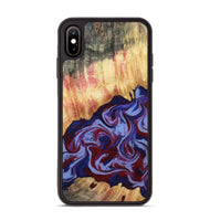 iPhone Xs Max Wood Phone Case - Kara (Red, 808461)